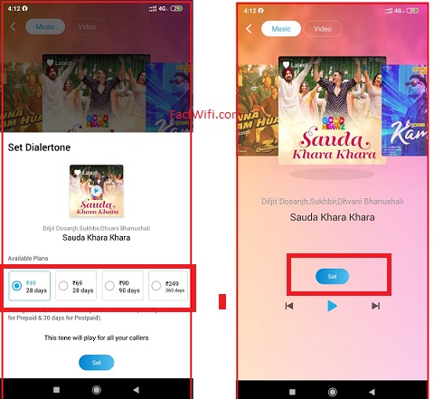 set idea Dialertune using Idea Dialertune Website